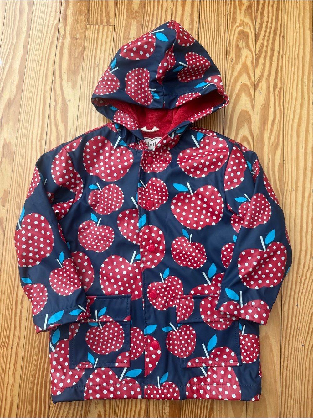 Girls’ Apple Raincoat